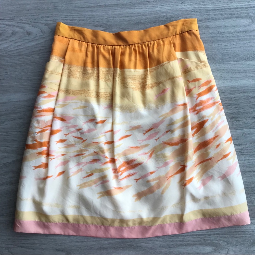 🍾We Love Vera Sweet Goldfish Bowl Anthro Skirt